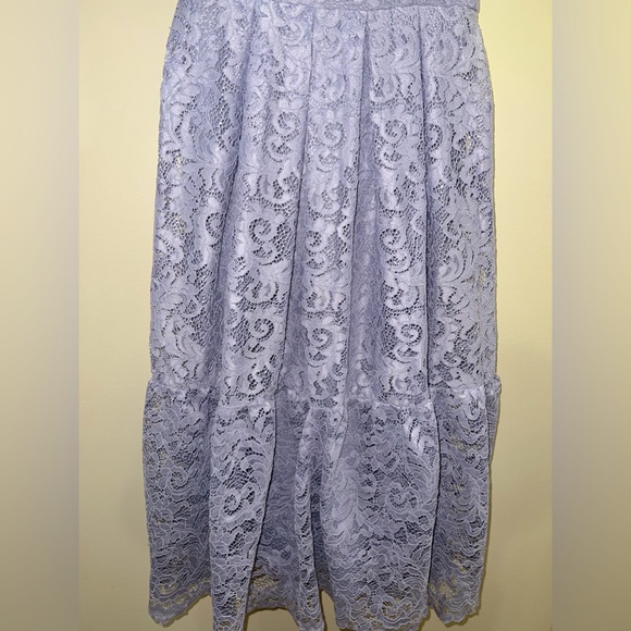 ASOS sleeveless lace midi dress, size 4, lavender, EUC - Picture 6 of 14